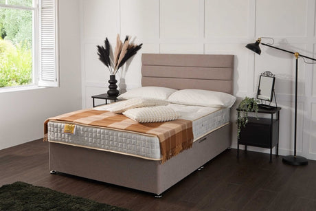 Somna Lakonia Coil Sprung Divan Bed Set - Coil Sprung Divan Bed Set - 2'6 Small Single - No Storage - SOMNA Beds