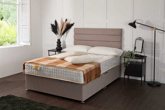 Somna Lakonia Coil Sprung Divan Bed Set - Coil Sprung Divan Bed Set - 2'6 Small Single - No Storage - SOMNA Beds