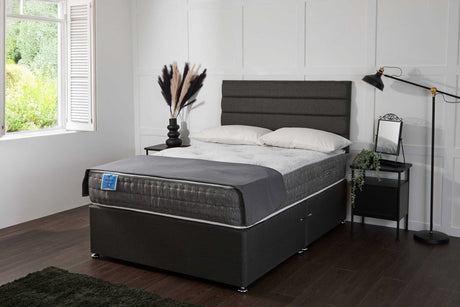 Somna Matrix Dual Season 1000 Pocket Sprung Divan Bed Set - Pocket Sprung Divan Bed Set - 2'6 Small Single - No Storage - SOMNA Beds