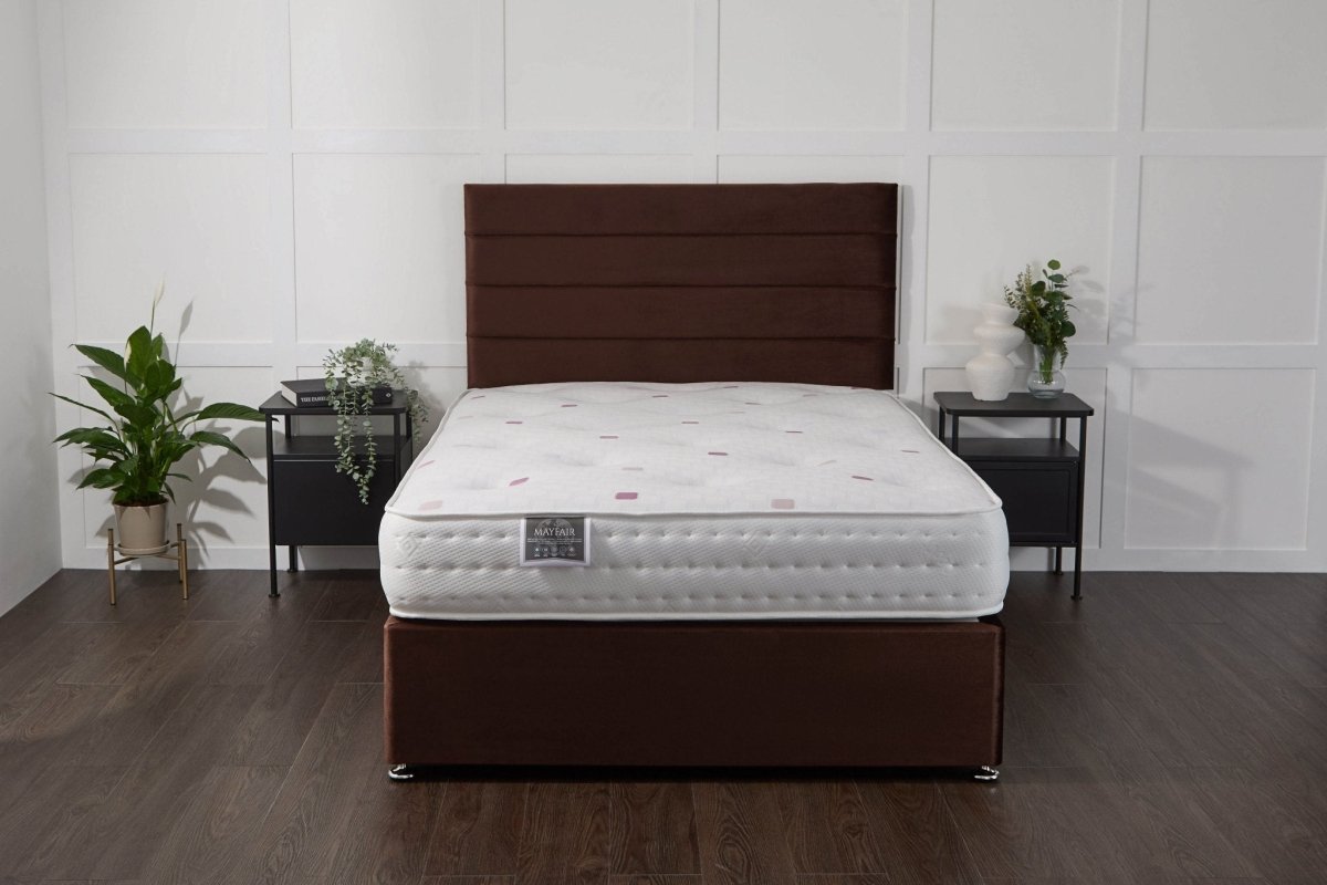 Somna Mayfair 1000 Pocket Sprung Divan Bed Set - Pocket Sprung Divan Bed Set - 2'6 Small Single - No Storage - SOMNA Beds