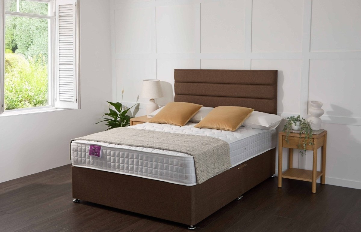 Somna Orion Coil Sprung Divan Bed Set - Coil Sprung Divan Bed Set - 2'6 Small Single - No Storage - SOMNA Beds