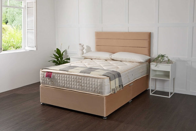 Somna Pegasus Coil Sprung Divan Bed Set - Coil Sprung Divan Bed Set - 2'6 Small Single - No Storage - SOMNA Beds