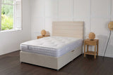 Somna Platinum 5000 Pocket Sprung Intelligent Memory Divan Bed Set - Pocket Sprung Divan Bed Set - 2'6 Small Single - No Storage - SOMNA Beds