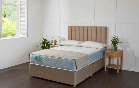 Somna Stress Free Coil Sprung Divan Bed Set - Coil Sprung Divan Bed Set - 2'6 Small Single - No Storage - SOMNA Beds