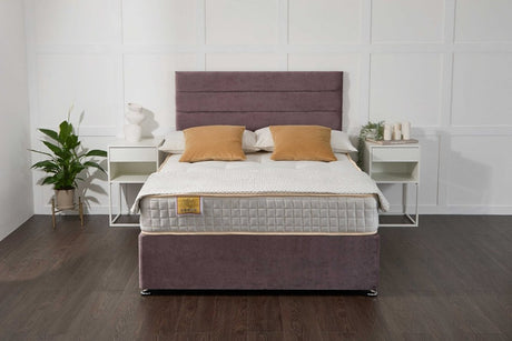 Somna Super Ortho Coil Sprung Divan Bed Set - Orthopaedic Coil Sprung Divan Bed Set - 2'6 Small Single - No Storage - SOMNA Beds