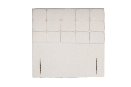 Somna Venice Floor Standing Upholstered Headboard - headboard - 2'6 Small Single - Matching Upholstered Buttons - SOMNA Beds
