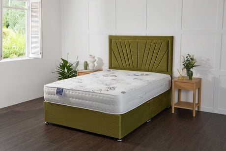 Somna Windsor Orthopaedic Coil Sprung Divan Bed Set - Orthopaedic Coil Sprung Divan Bed Set - 2'6 Small Single - No Storage - SOMNA Beds