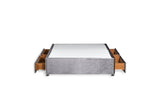 Standard Reinforced Heavy Duty Divan Bed Base - Divan Base - 2'6 Small Single - No Storage - SOMNA Beds