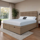 Venice End Lift Ottoman Storage Divan Bed and Headboard