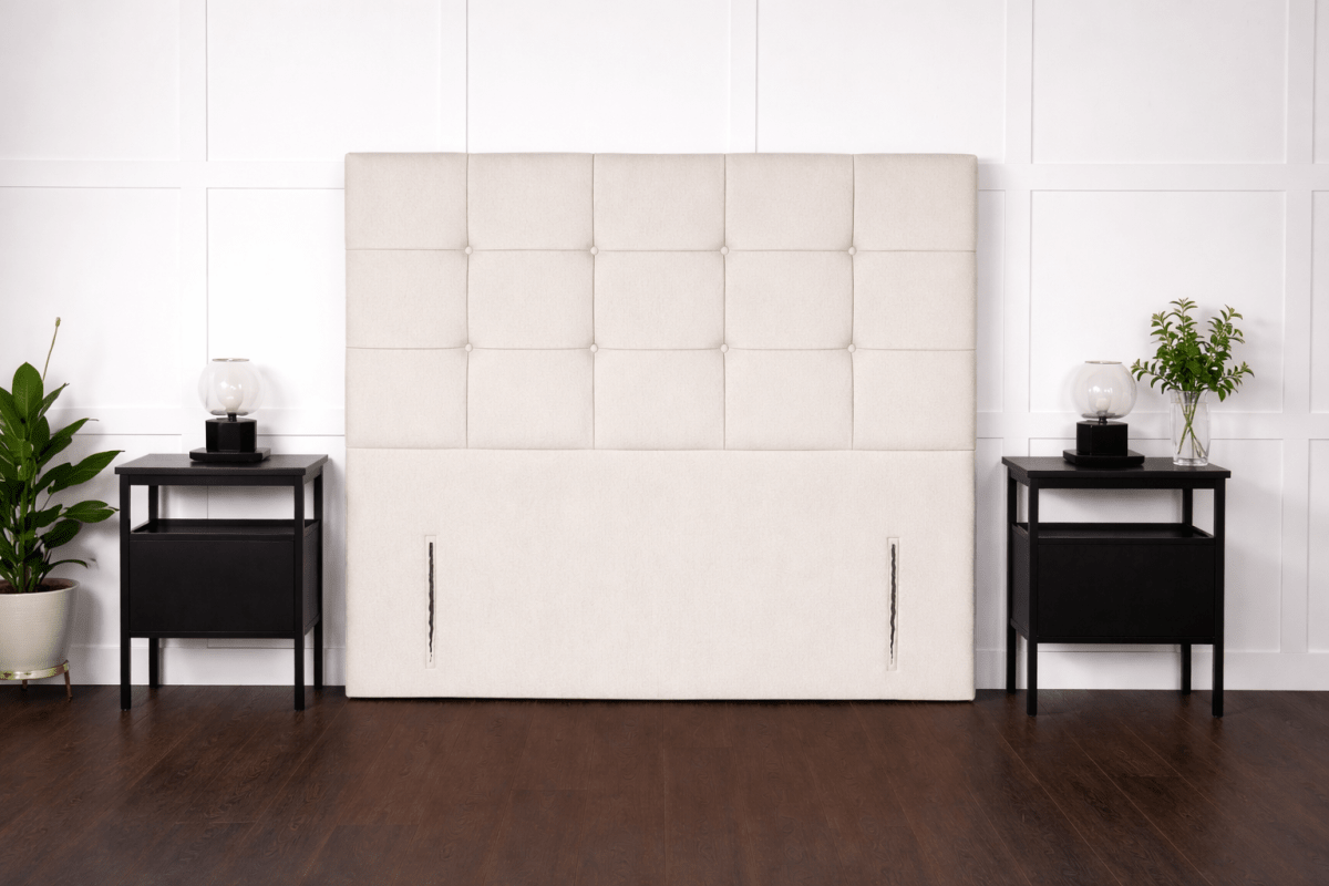 Venice Floor Standing Upholstered Buttoned Headboard