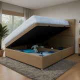 Venice Side Lift Ottoman Storage Divan Bed and Headboard